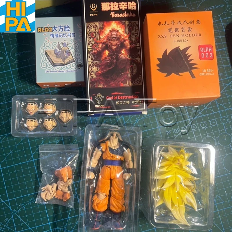 【In stock】HIPAStore Beast Deities Kong Studio Dragon Ball Z SHF Super Saiyan SSJ Son Goku Vegito RL001 RL002 Anime Action Figure