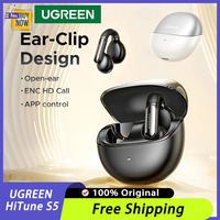 UGREEN HiTune S5 TWS Earphones Open Ear Clip Wireless Earphones Bluetooth Sports Earbuds In Mic With Earhooks For Gaming Music