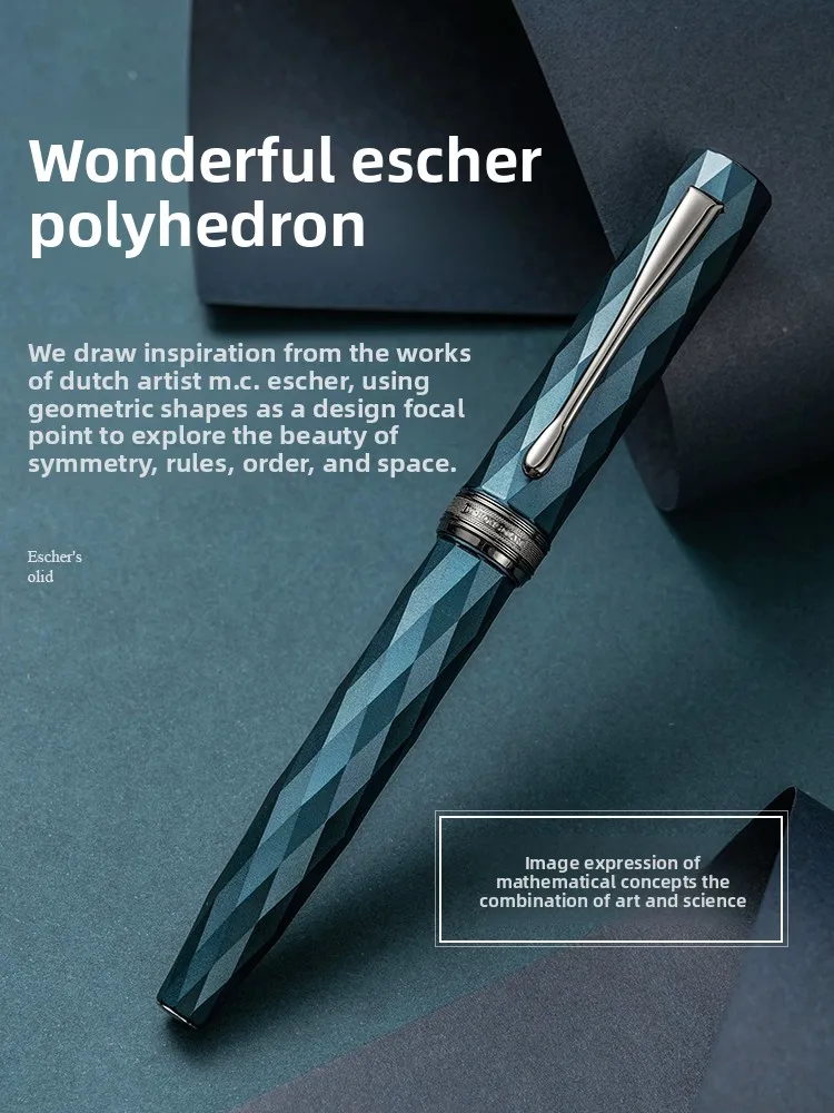 Hongdian Fountain Pen for Men High-end Student Calligraphy Pen Exquisite Gift for Women Ink Cartridge