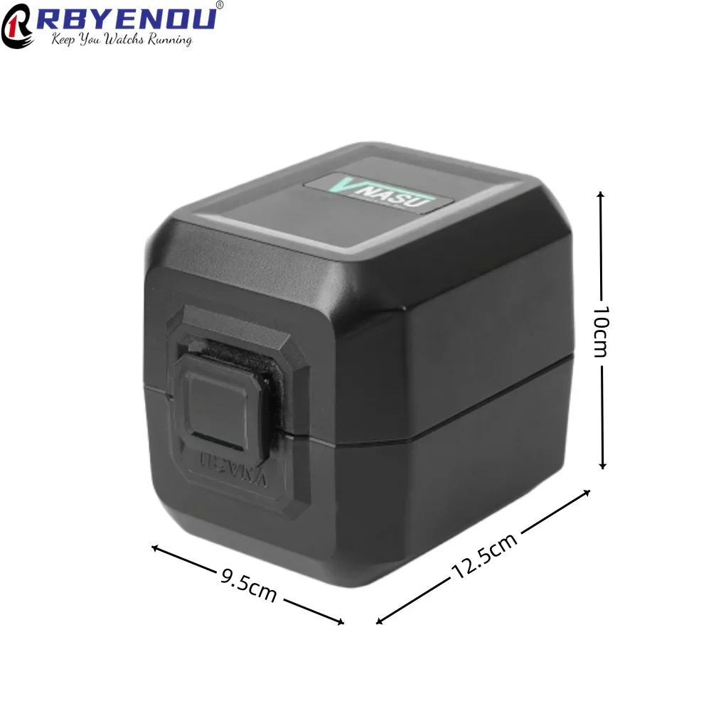 ABS Turnover Watch Case Box Personalized Customization of Brand Logo Convenient Snap Watch Storage Travel Busines Transportation