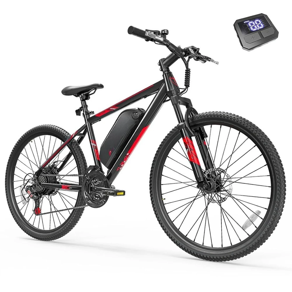 

Электровелосипед для взрослых и подростков - 350W 26-дюймовый электровелосипед Victor - 21 скорость, до 32 км/ч, до 64 км на одном заряде, с двойными дисковыми тормозами, настраиваемый