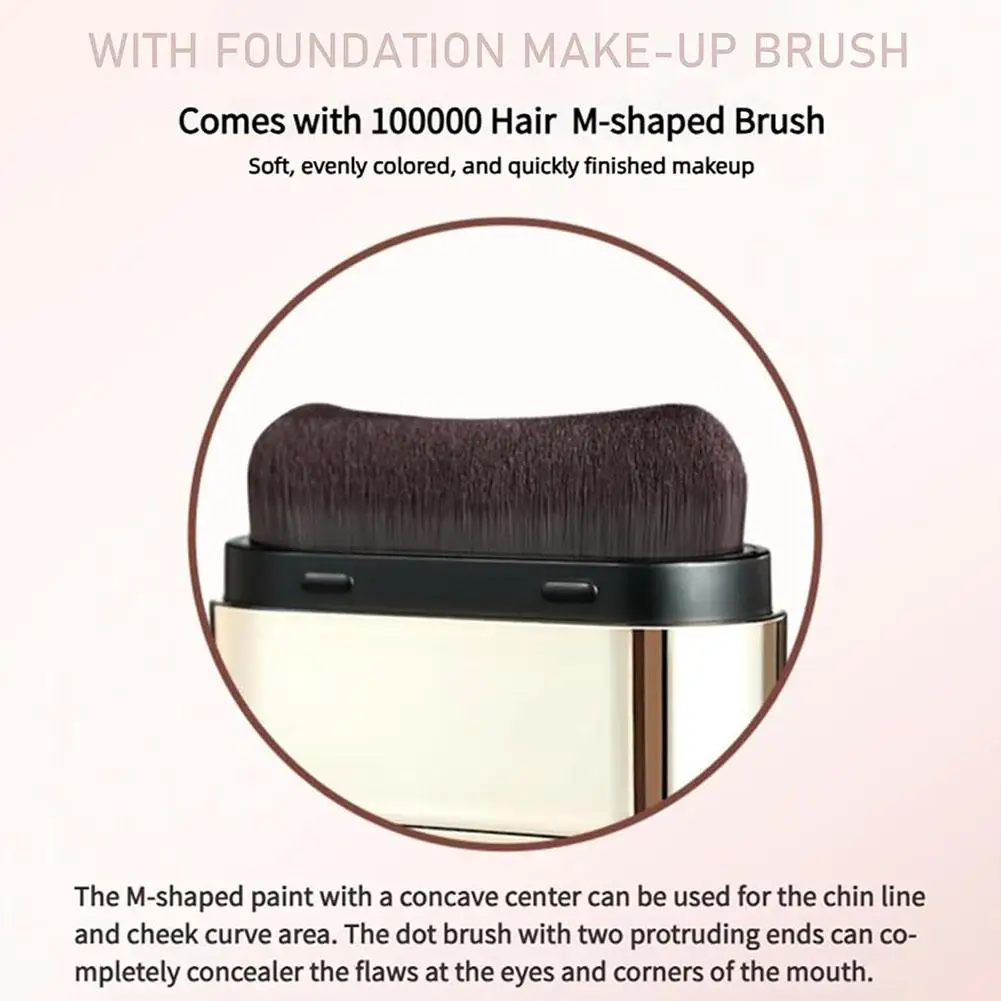 Double Headed Foundation Stick Voedende Zonnebrandcrème Langdurige Gezichtsmake-up Concealer Oliecontrole Donkere Kringen Corrector