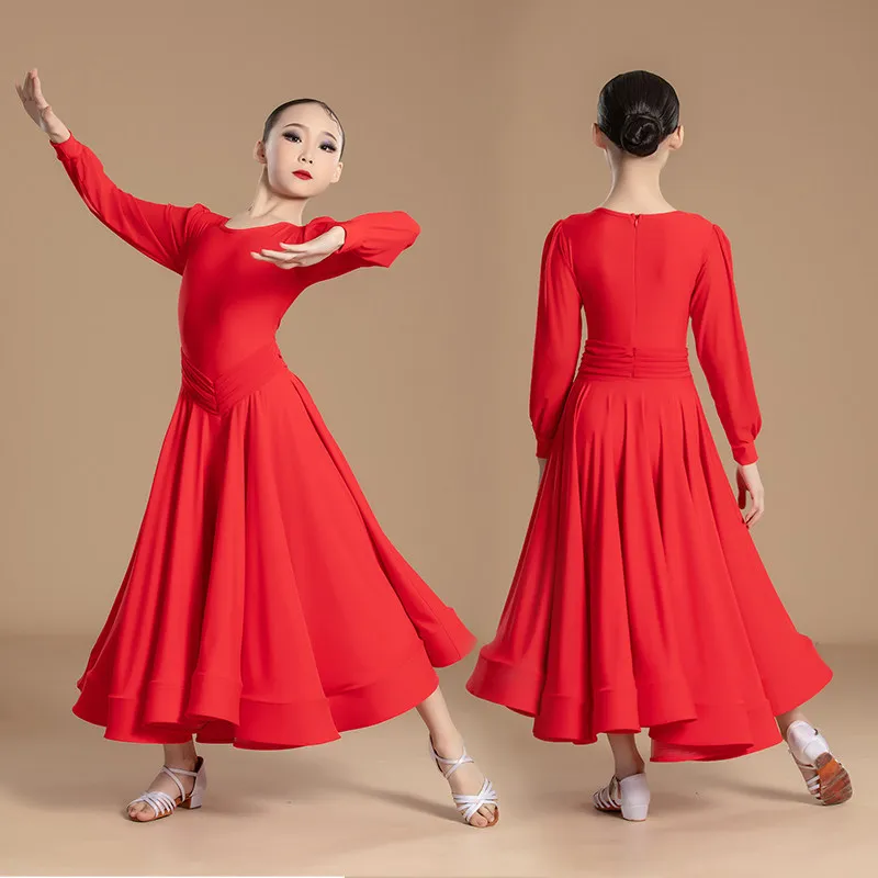 traje-de-baile-moderno-para-nina-conjunto-de-practica-atuendo-de-verano-para-actuacion-traje-estandar-traje-de-competicion-baile-de-salon