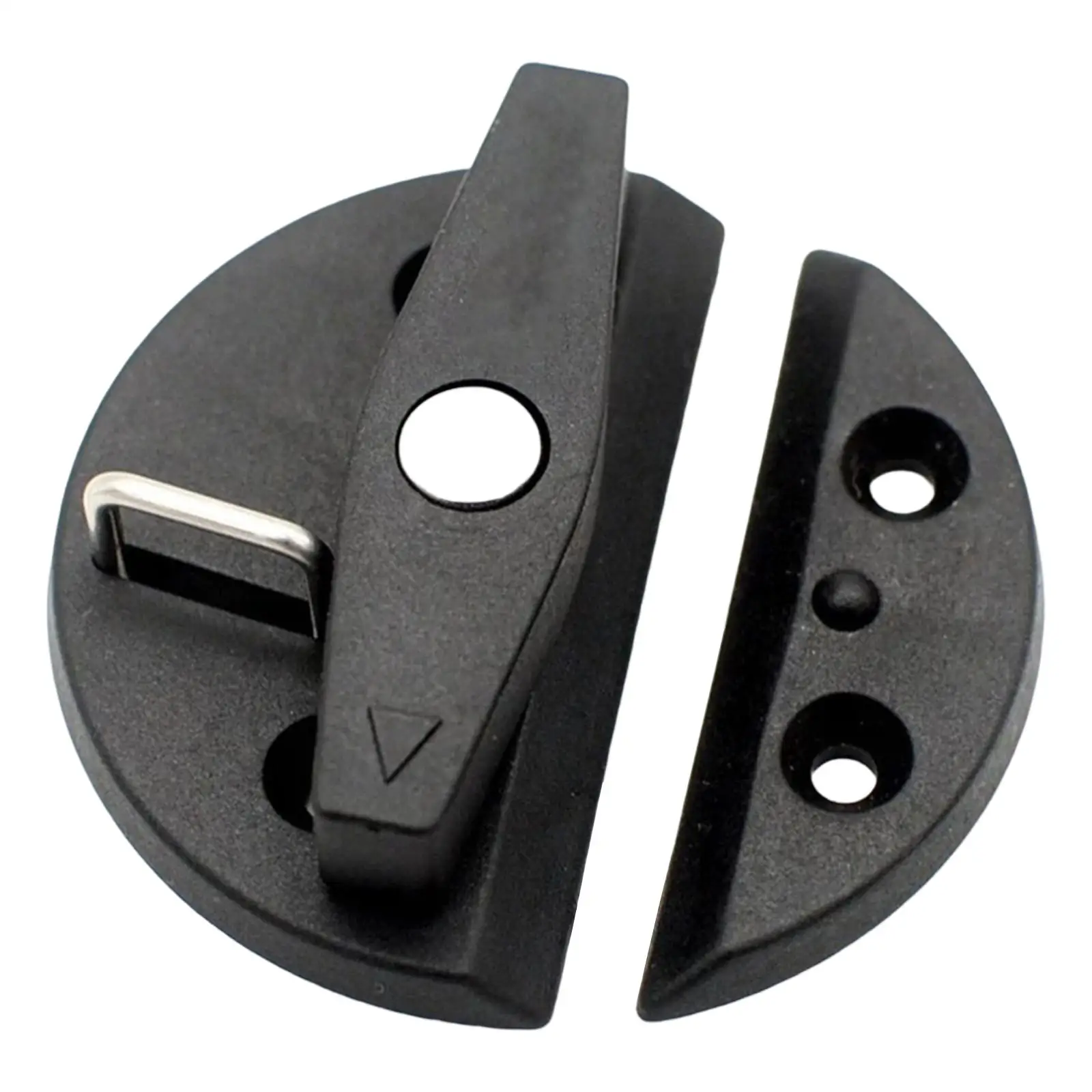 Round Door Twist Catch Lock Latch Twist Lock Nylon Turn Button Lock Fit for Boat Door Cabinet Replace Parts Accessories