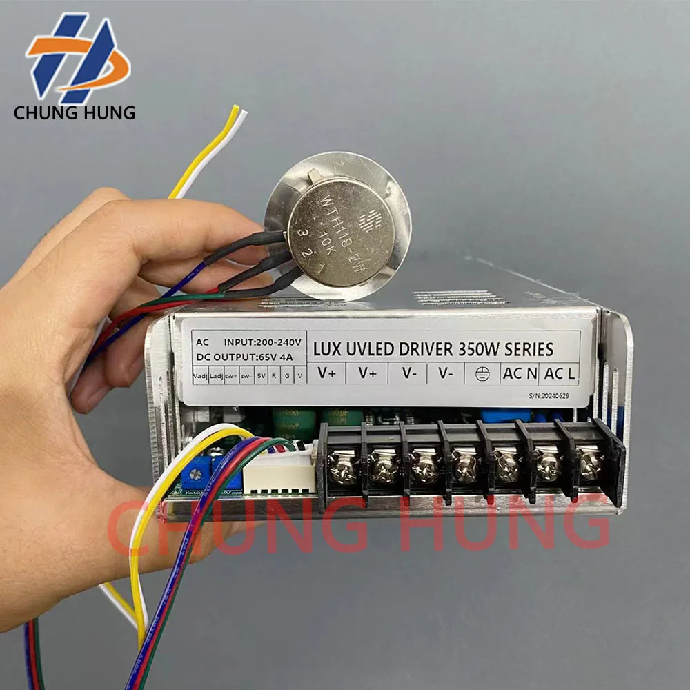 200-240VAC Output 65V 4A UV Curing Lamp High Efficiency LED Driver Power Supply Adapter Special For Flatbed Printer Electric Box