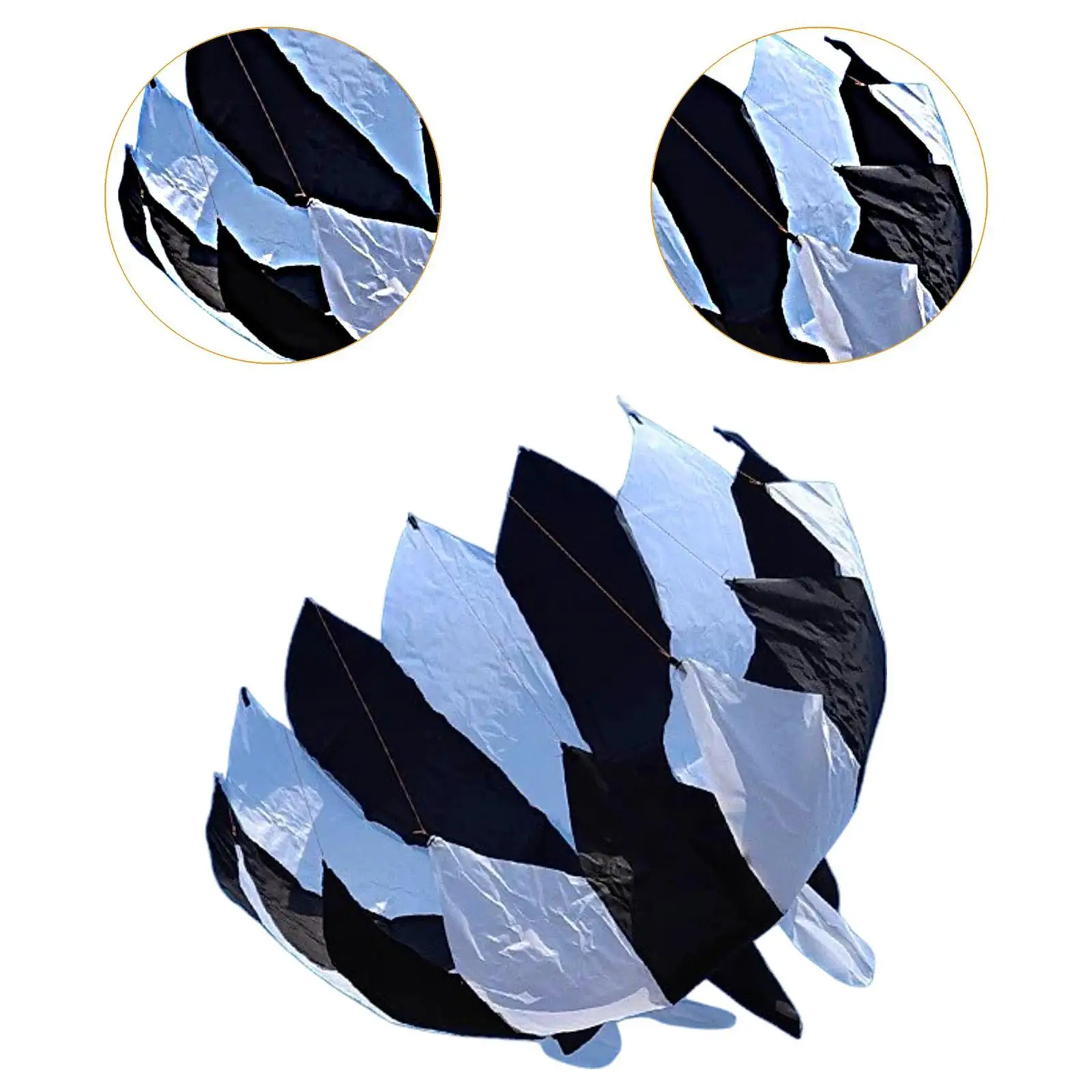 Cometa suave, cometa grande, regalos para niños en forma de loto, cometa giratoria de entretenimiento sin marco