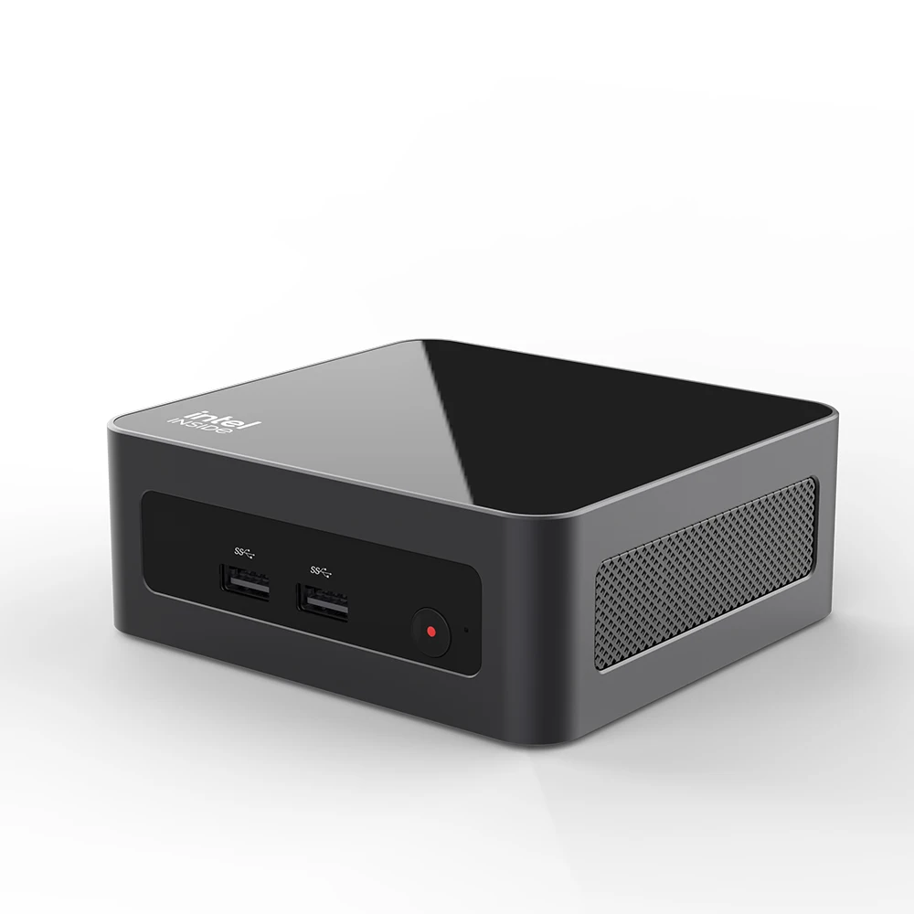 Mini PC Intel Core i5 12450H a bordo economico 8 core 4 * USB 2 * HDMI RJ45 M.2 SATA Win11 DDR4 Ventola per computer desktop da ufficio Wifi6