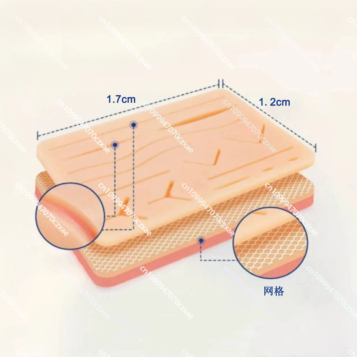 

Wound Suture Practice Module Medical Training Model Skin Pad Equipment