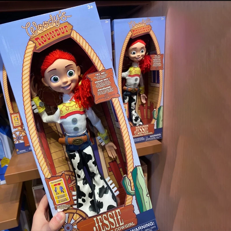 لعبة قصة الطنانة الخفيفة وودي ريكس جيسي عمل أرقام الصوتية تمثال نموذج دمية رواية ألعاب أطفال غرفة الديكور هدية