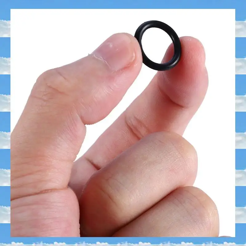 A11I 40 peças de vedação de óleo de borracha preta em forma de O anéis arruelas de vedação 16 x 12 x 2 mm