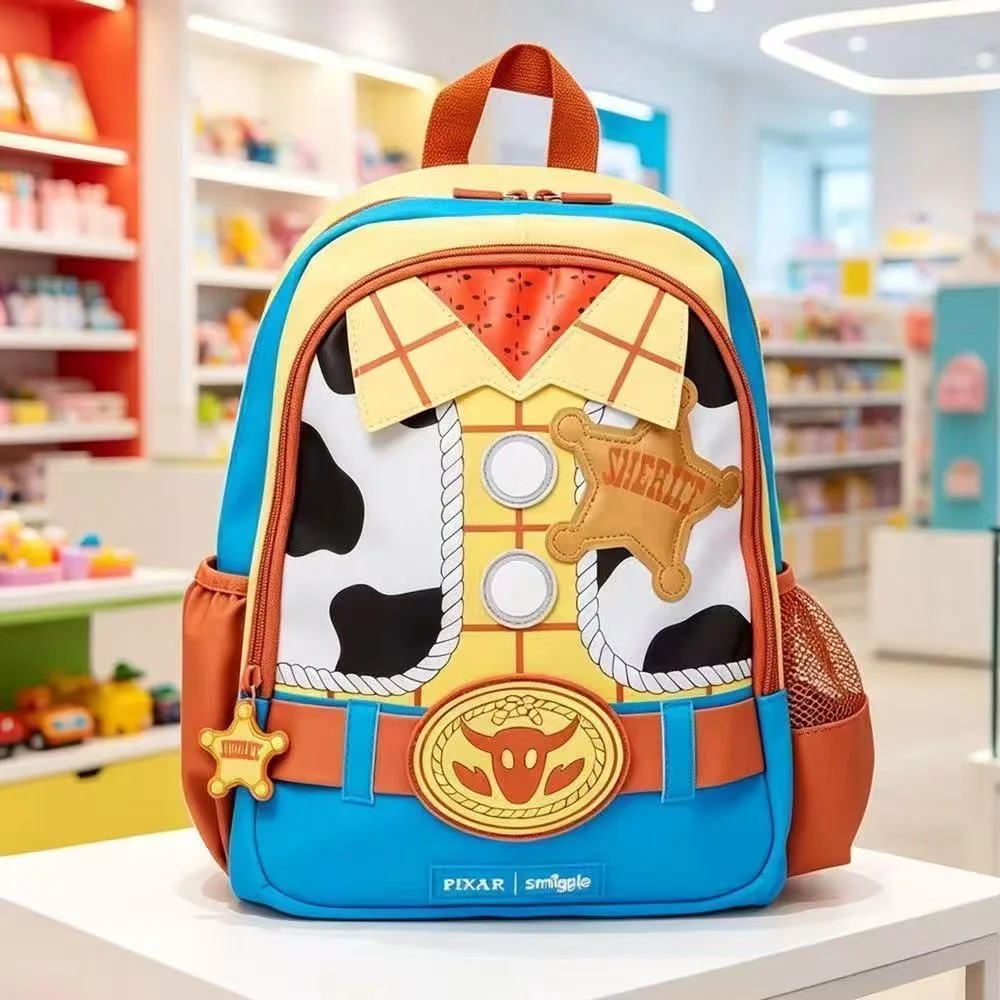 Mochila Escolar de Anime Toy Story Woody, Bolsa de Almacenamiento de Gran Capacidad, Multifuncional, Regalos Antiestrés