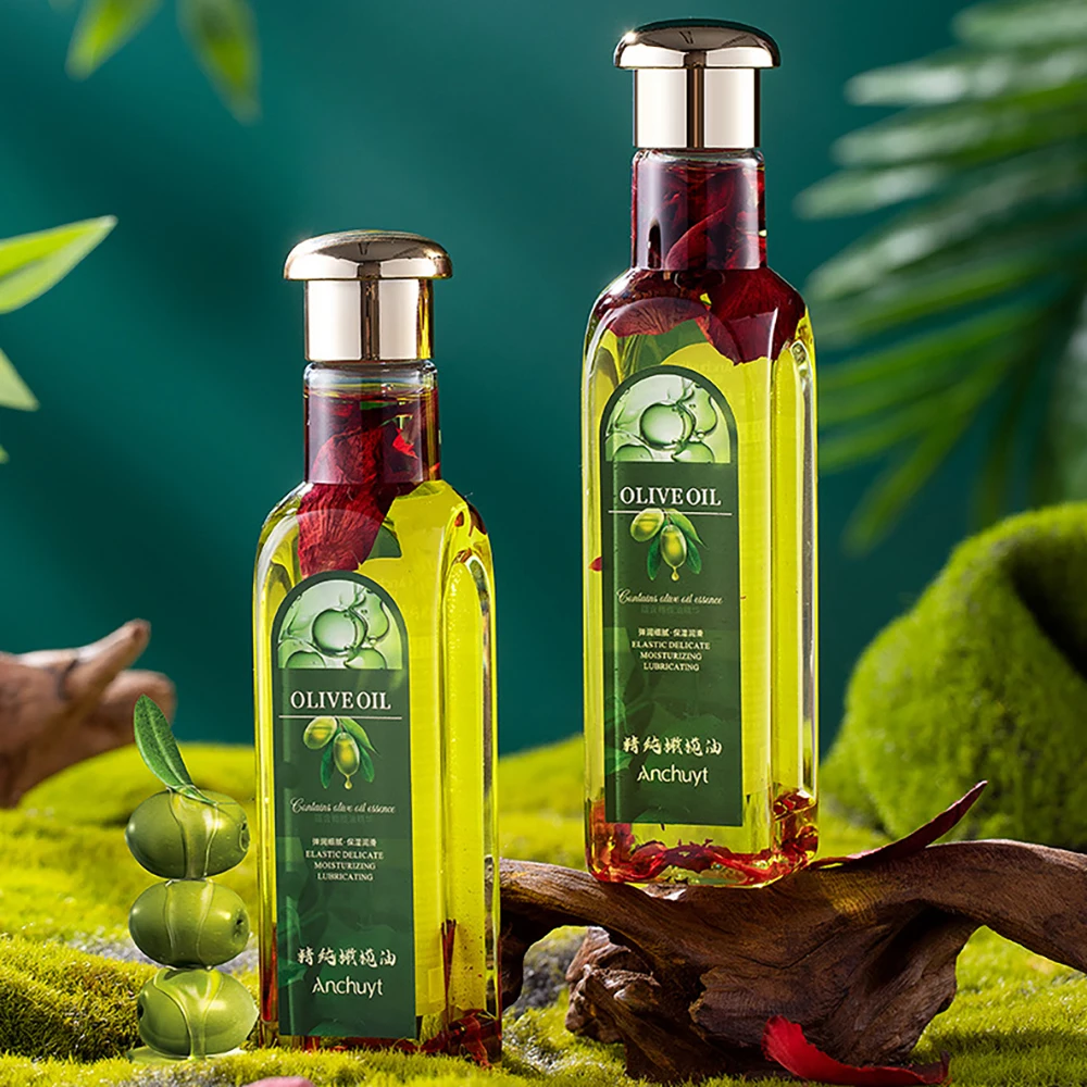 

Pure Olive Oil Body Massage Essential Oil Facial Care Firming Elastic Tender Skin Moisturizing Reduce Fine Lines Skincare Oils