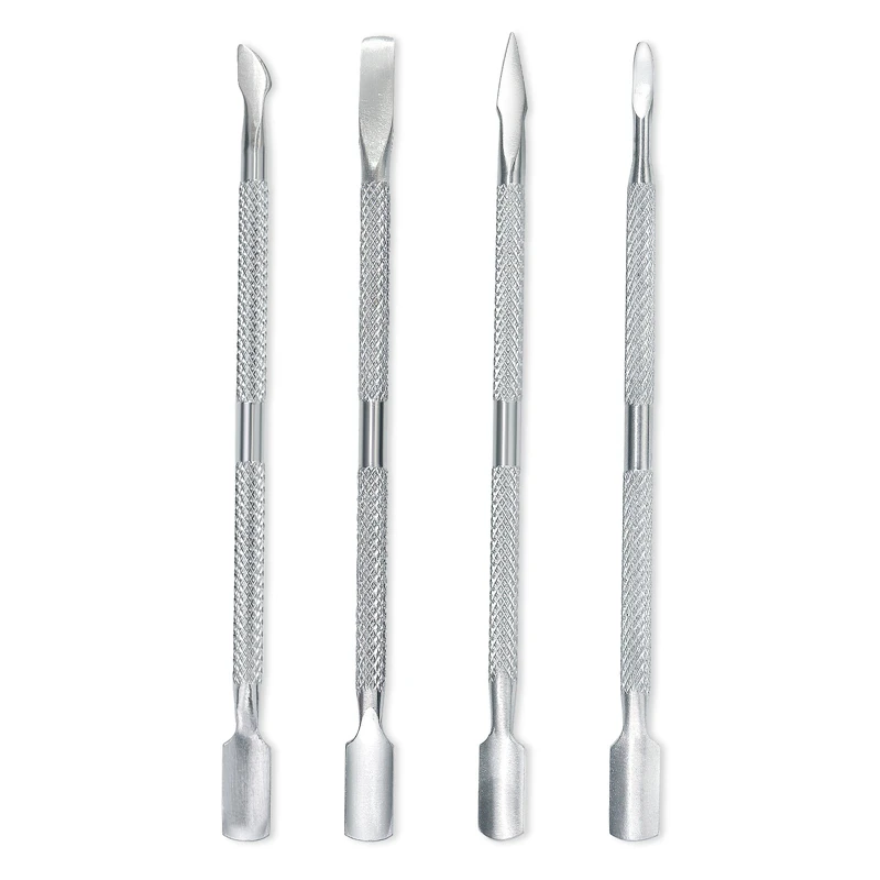 Double Ended Stainless Steel Cuticle Pusher Dead Skin Push Remover For Pedicure Manicure Nail Art Accessories Pedicure Tool