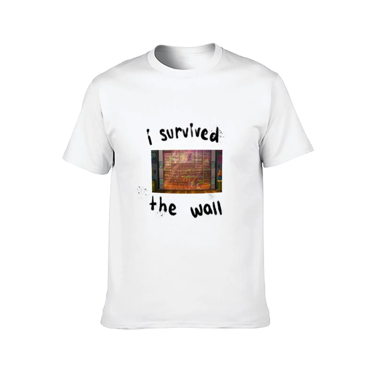 I Survived The Wall T-Shirt Funny t-shirt essential t shirt mens graphic t-shirts pack