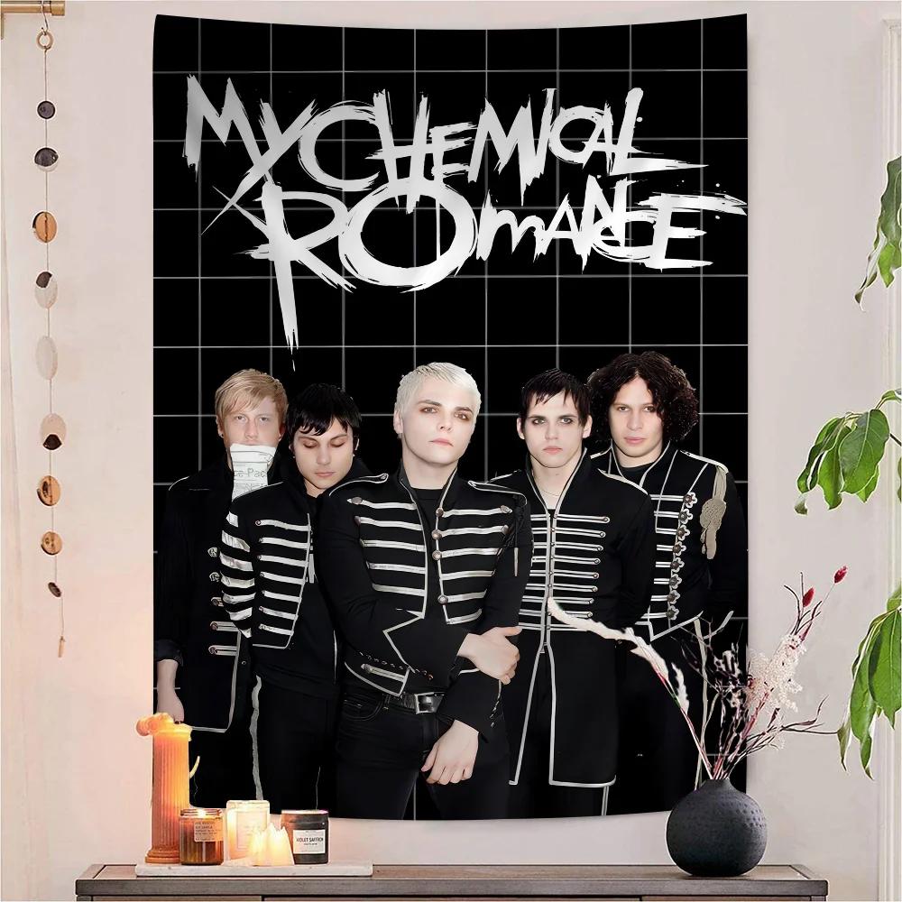 My Chemical Romance Colorful Tapestry Wall Hanging Bohemian Wall Tapestries Mandala Wall Art Decor