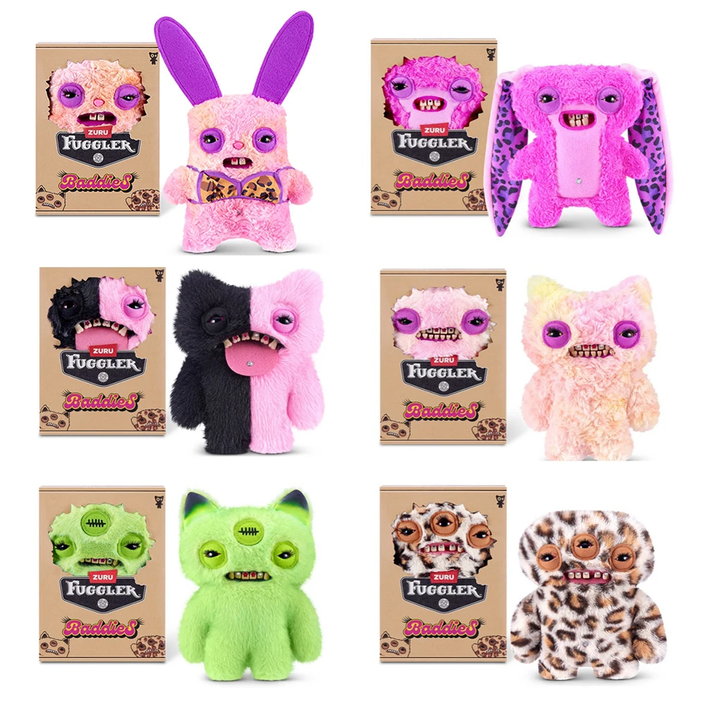 Baddies Fuggler Original Monster Plush Doll FUGG Lord Long Ears Rabid Rabbit Annoyed Alien Charming and Cute Crew Toys Gift