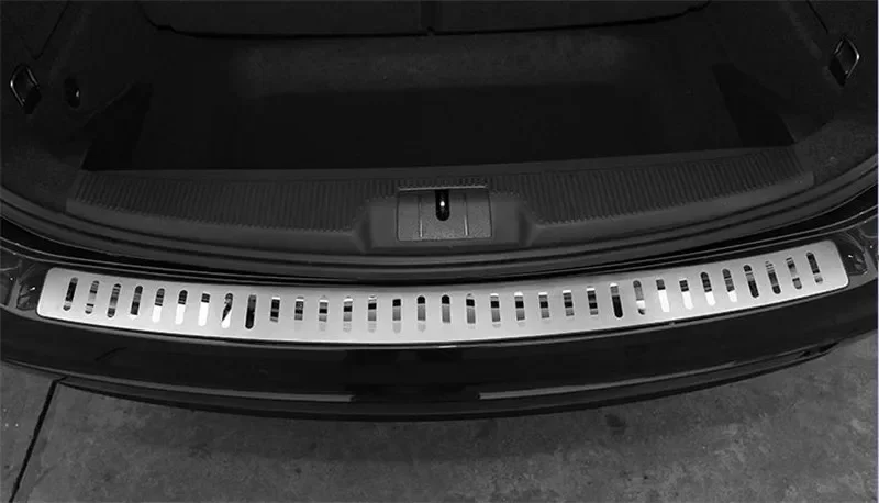 Stainless steel Exterior Ultra-thin Rear Bumper Protector Sill Trunk Tread Plate Trim For Volkswagon Sharan 2012-2019