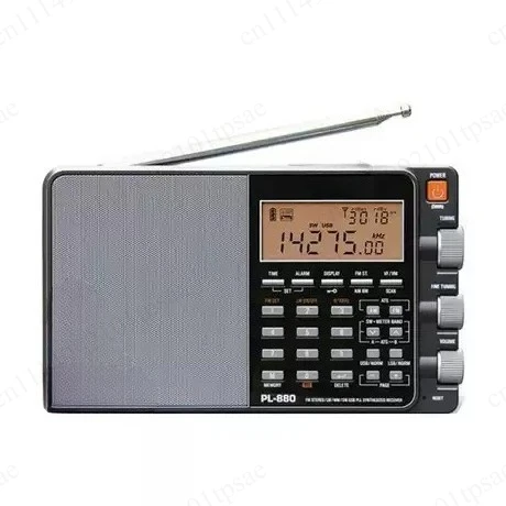 PL-880 Portable High Sensitivity Full Band Digital Tuned Radio High End Radio Receiver