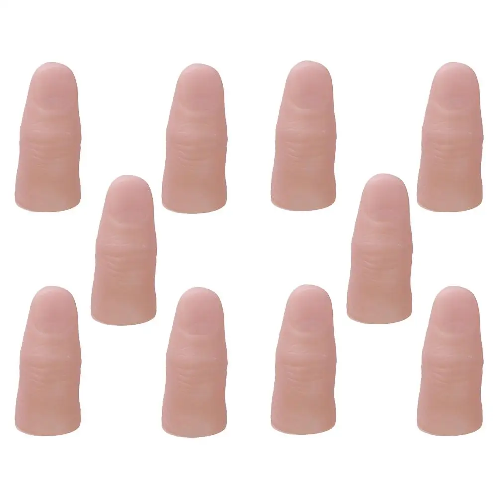 

20 Pcs Simulation Finger Stall Fake Playthings Toy Cover Prank Fingers Toys Realistic