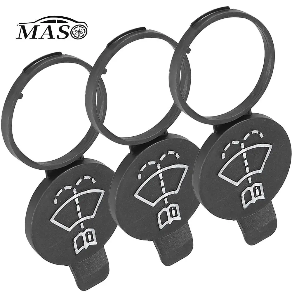 3pcs Car Windshield Wiper Washer Fluid Reservoir Car Tank Bottle Cap Cover for Chevrolet Sonic GMC Sierra Cadillac CTS 13227300