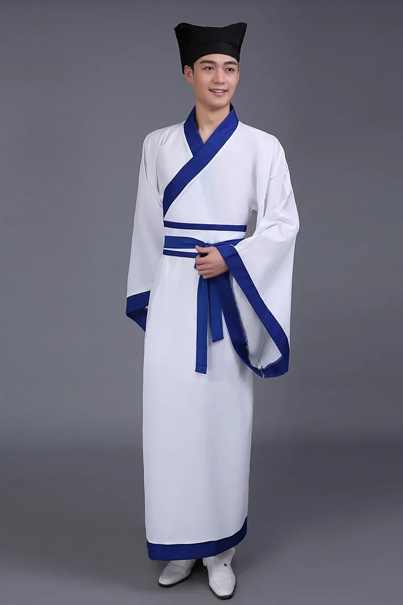 Ancient Costume Hanfu  Men's  Elegant Scholar Men's Clothing Prime Minister Hanfu Costumes Chinese National Traditional Clothing