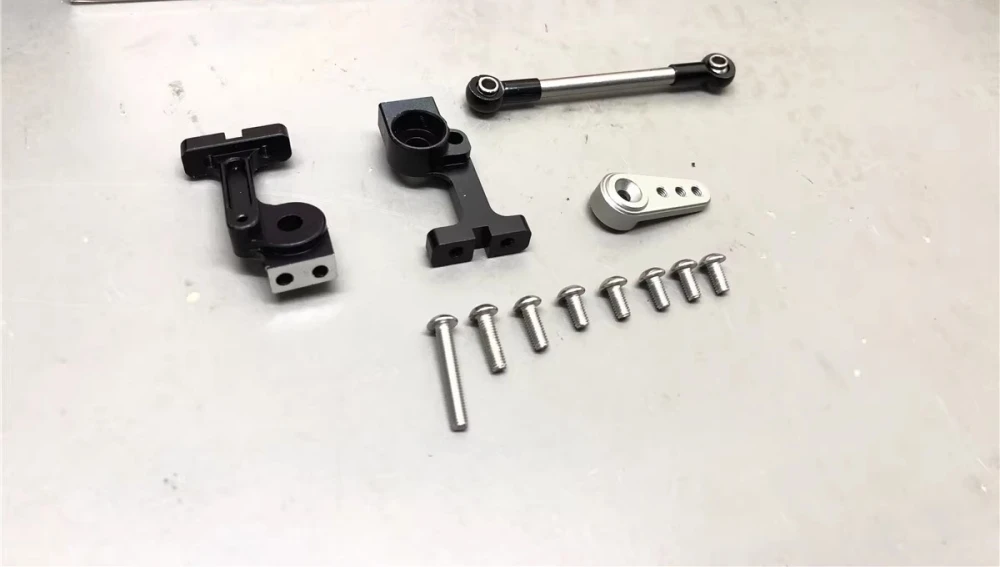 1/8 Crawler Truck Axle Servo Mount set fit Capo jkmax 1 8 RC Car Upgrade part