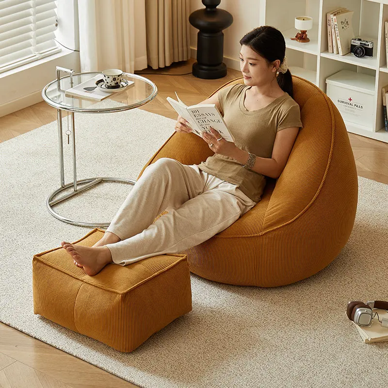 Sofás Reclinables Acolchados Tipo Puff, Sofás Pequeños y Suaves Tipo Puff Franceses, Muebles de Diseño de Lujo para Exteriores, Muebles para la Sala, Muebles Nórdicos