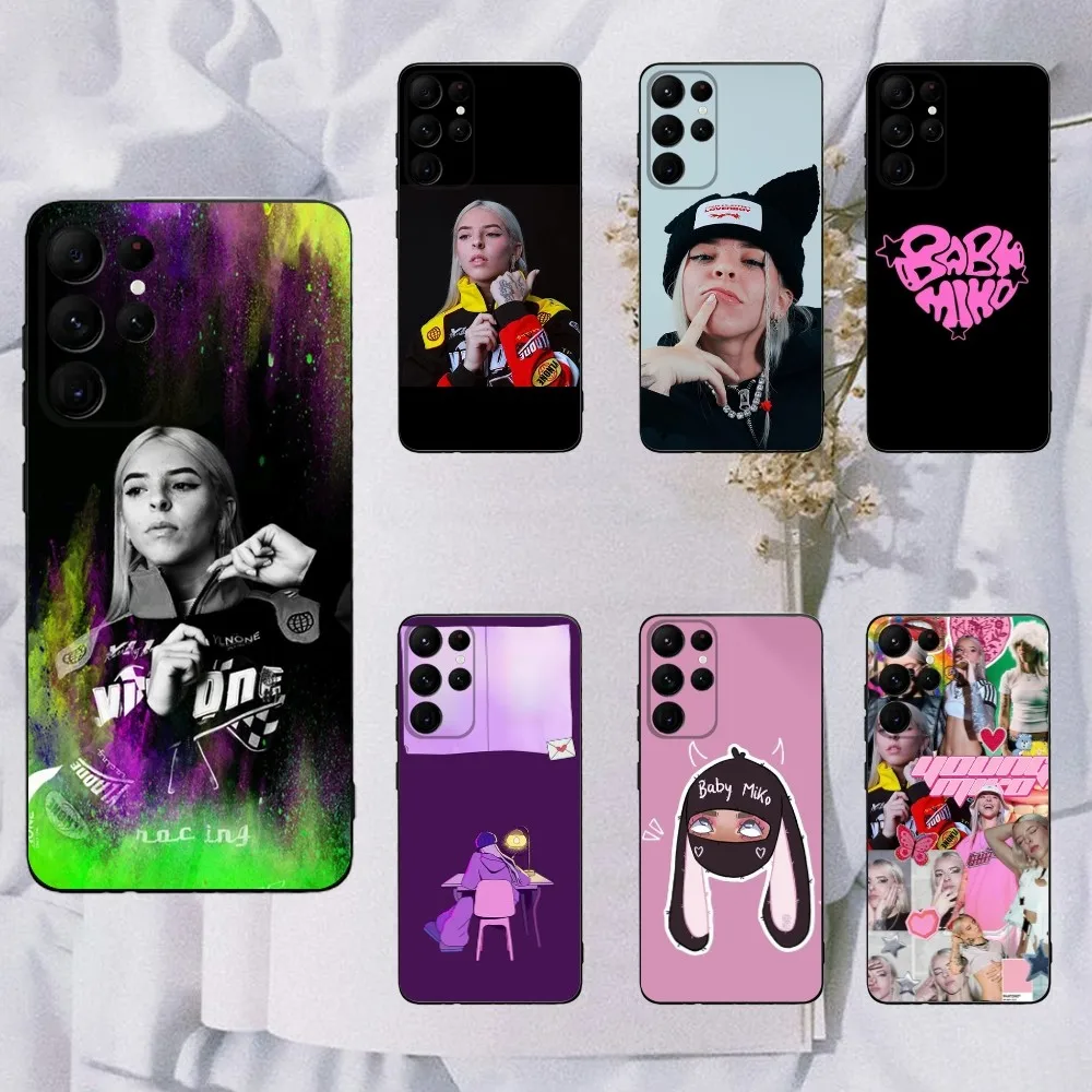 Rapper Young M-Miko Phone Case For Samsung Galaxy A20,A21s,A22,A31,A32,A52,A53,A72,73,A80,A91 Soft Black Cover