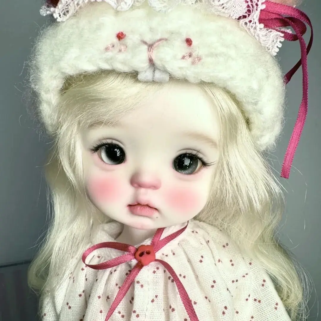 Novo brinquedo sd bjd boneca 1/6 yuanbao cabeça grande babador bebê menina princesa bonito de alta qualidade articulação humana frete grátis