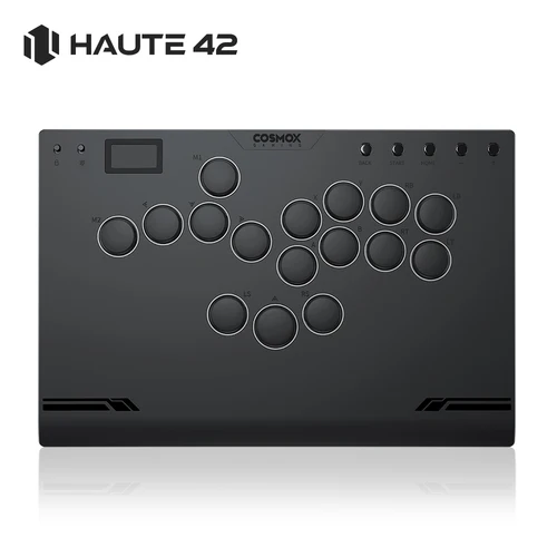 Controlador sin palanca Hitbox de aleación de aluminio Haute42 M Gen2, palo Arcade sin adhesivo para PC/Ps4 /Ps5, controlador de lucha Hitbox
