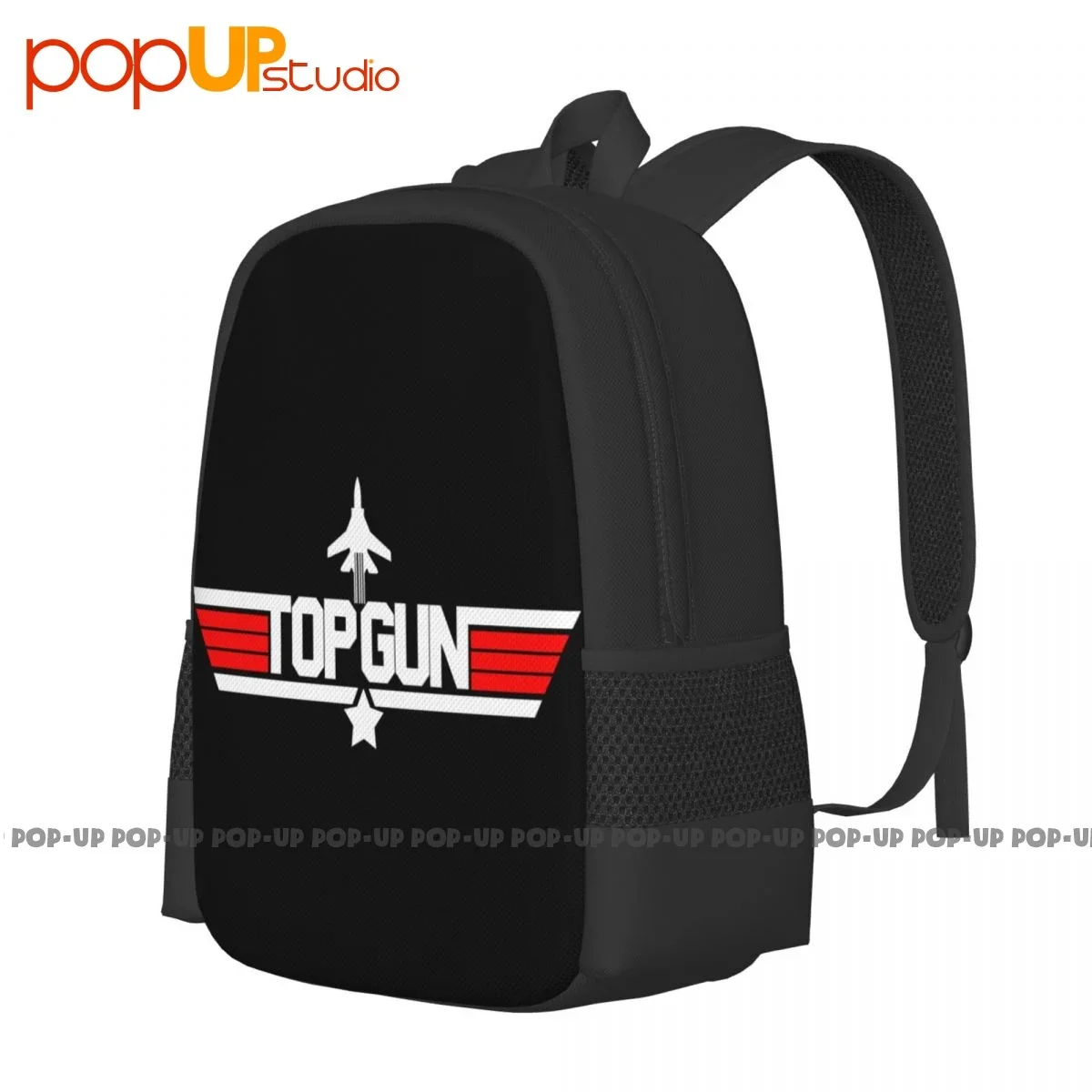 Top Gun Logo Backpack Large Capacity Cute Training Sports Style Multi-function