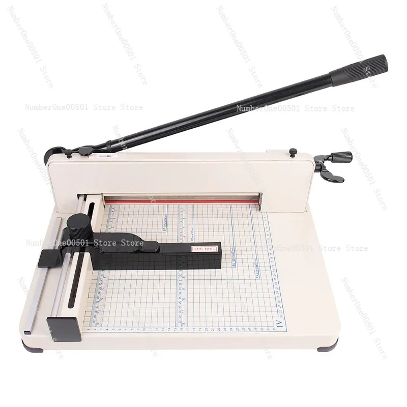 858A4 Heavy Duty Manual Paper Cutter 400 Sheets Sharp Blade