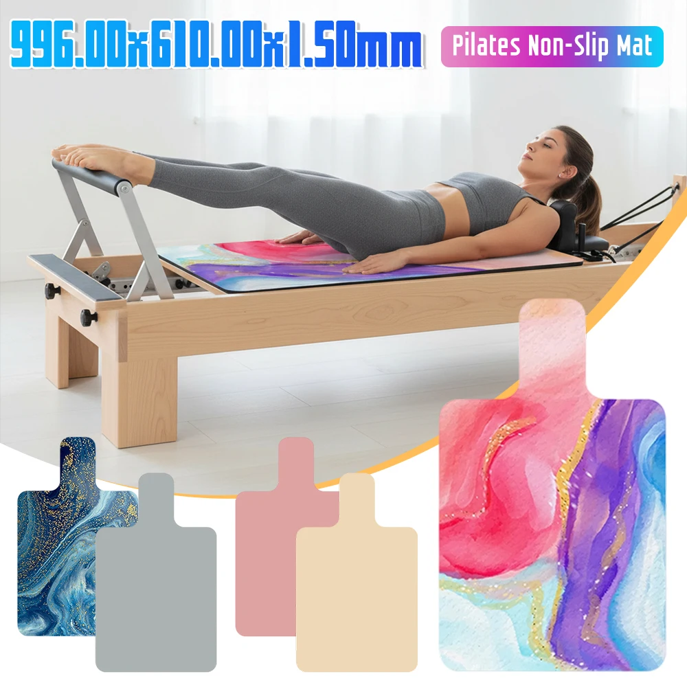 

Коврик для пилатеса-реформера, нескользящий замшевый резиновый коврик для йоги, балансировочный коврик, приятный для кожи для йоги, пилатеса, домашнего тренажерного зала, фитнеса