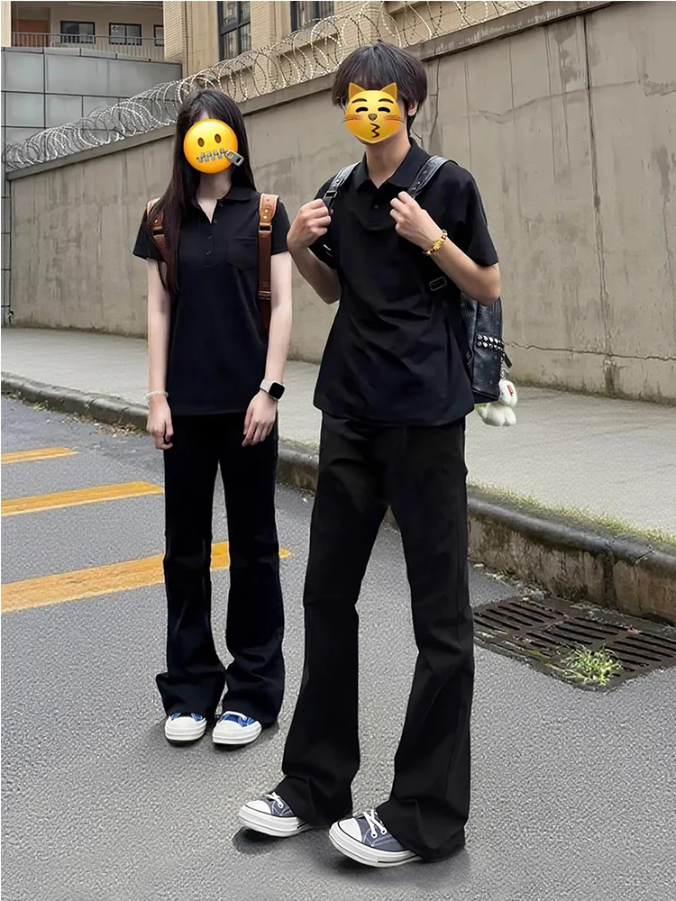 

Широкие брюки из ледяного шелка Bla для мужчин и женщин, летние, тонкие, с эффектом CleanFit, драпирующиеся, с ощущением высокого качества, прямые брюки, повседневные брюки для пар