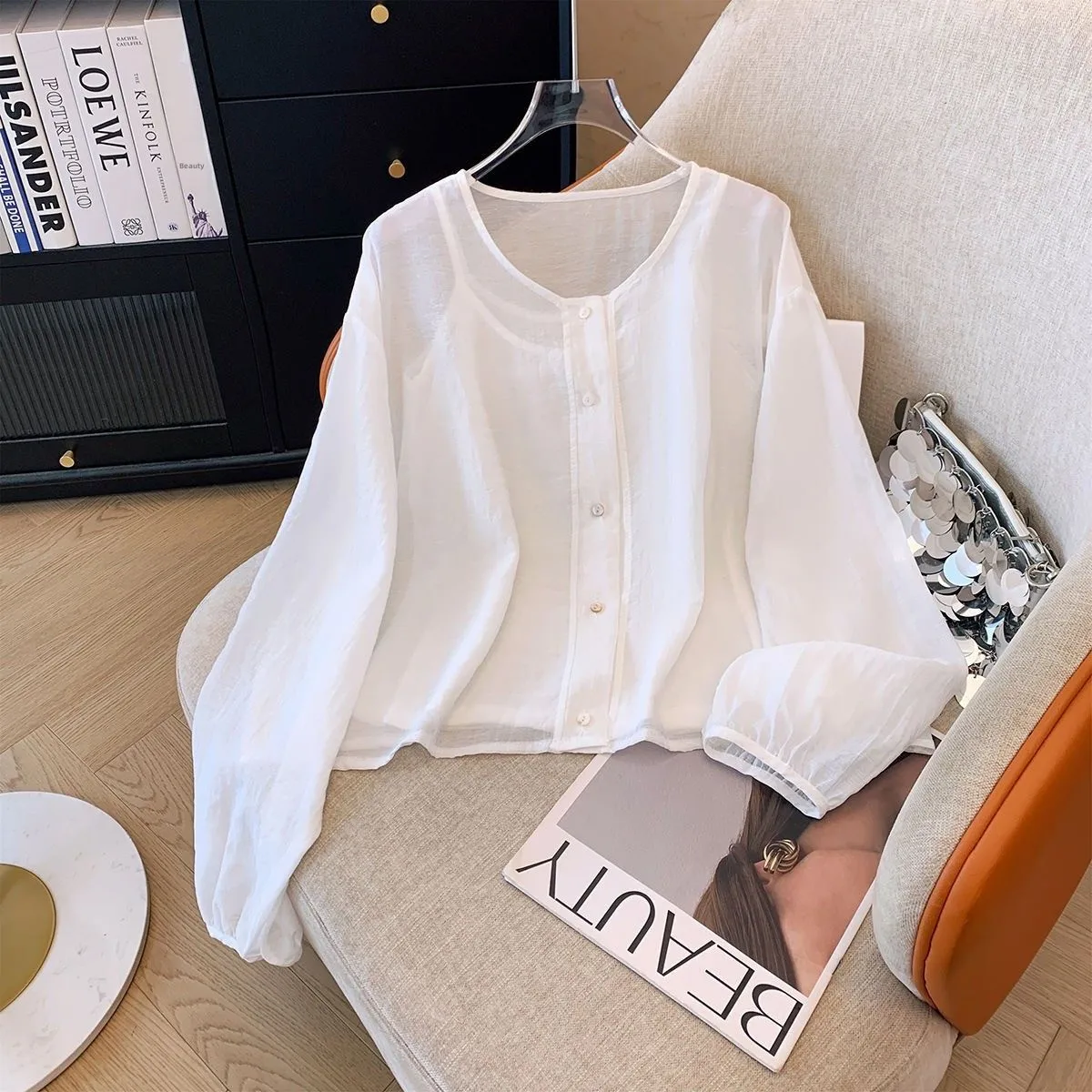 White-single shirt