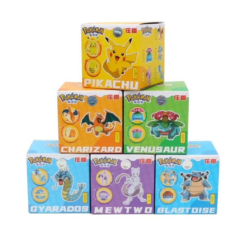 Original Pokemon Elf Ball Toys Pocket Monsters Figures Model Pikachu Gengar Elf Ball Dragonite Snorlax Lapras Kids Toy image 3