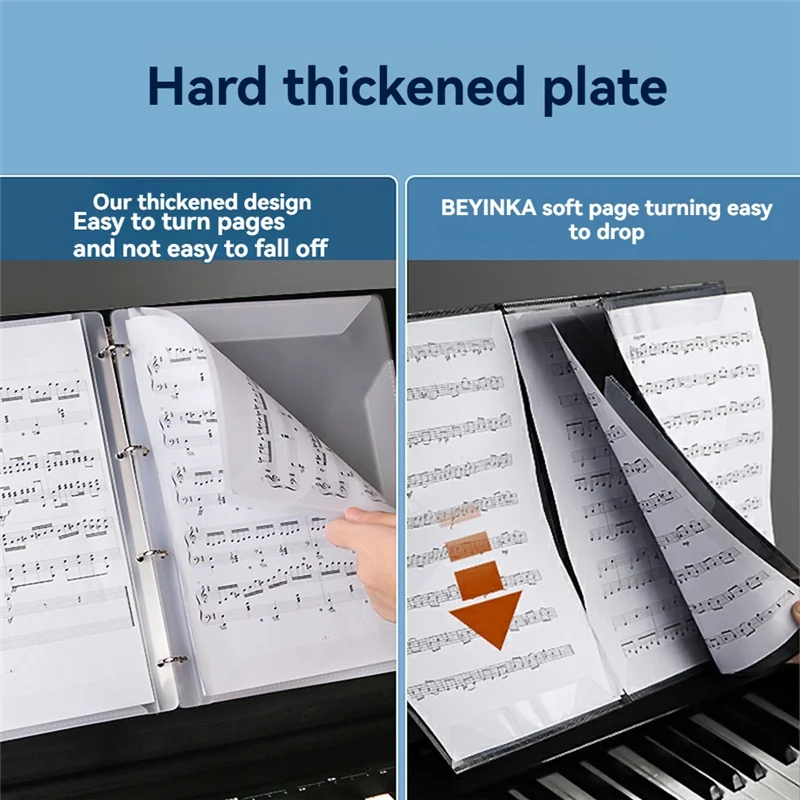 

A51Q-Папка для нот, Аксессуары для музыкальных подставок, Держатель для нот, Записываемая и съемная папка для хора