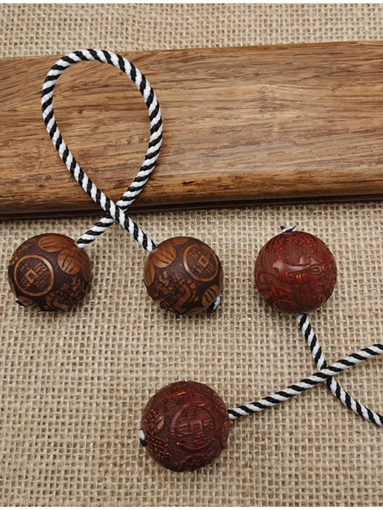 Rosewood Baole Beads Begleri Hand Play Decompression Artifact Finger Yo-Yo Educational Exercise
