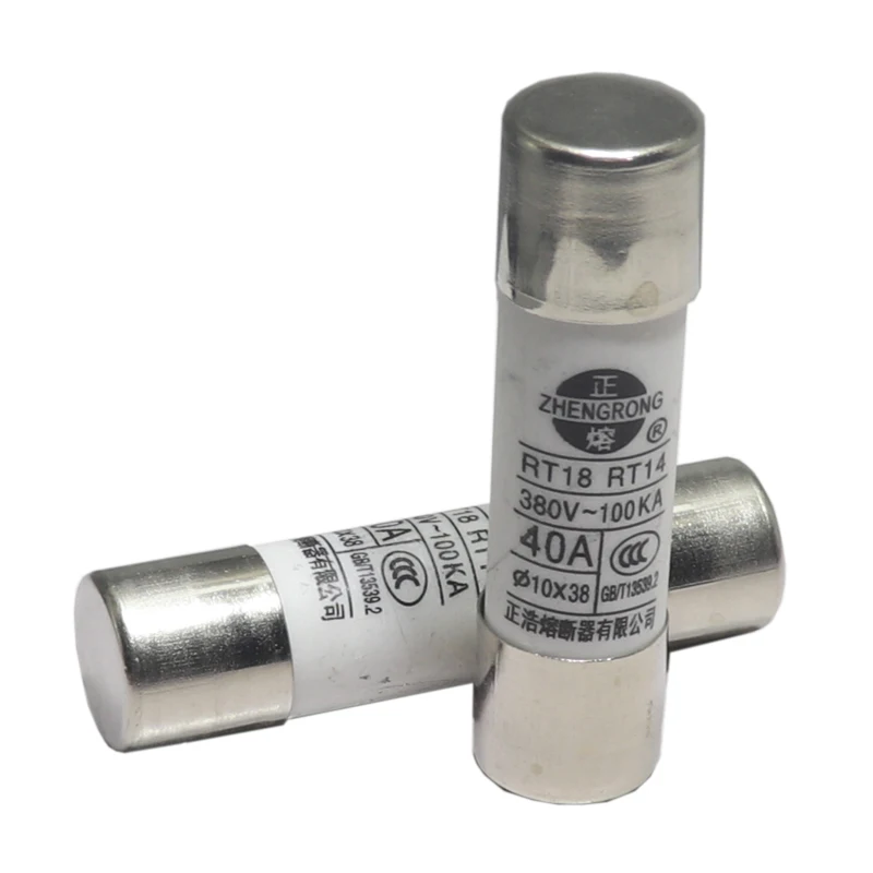 【5PCS】Fast blow Ceramic Fuse 10X38MM Fuse 380V/500V 1A 2A 3A 4A 5A 6A 8A 10A 16A 20A 25A 32A 40A 50A