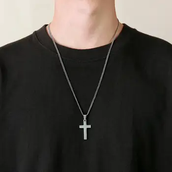 10 best sales Pendentif croix pour homme - №3