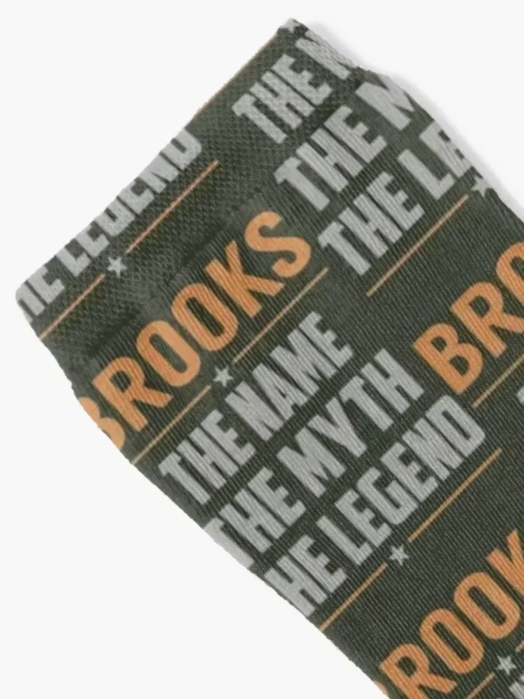 Brooks The Name The Myth The Legend Socks christmass gift set Antiskid soccer Running Boy Child Socks Women's