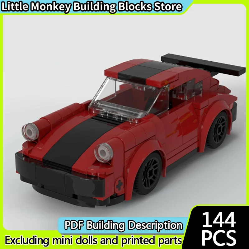 

Speed Racing Car Model MOC Building Bricks German Top Tier Sports Car Modular Technology Children Holiday Gift Assemble Toy Suit