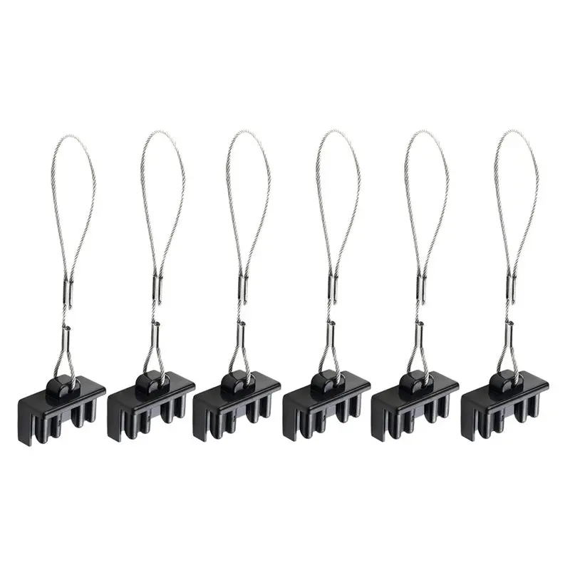 A06F-6 Pack 50A For Connector Dust Covers - Flame Retardant Protective Caps For RV,Forklift, Golf Cart Battery Plugs