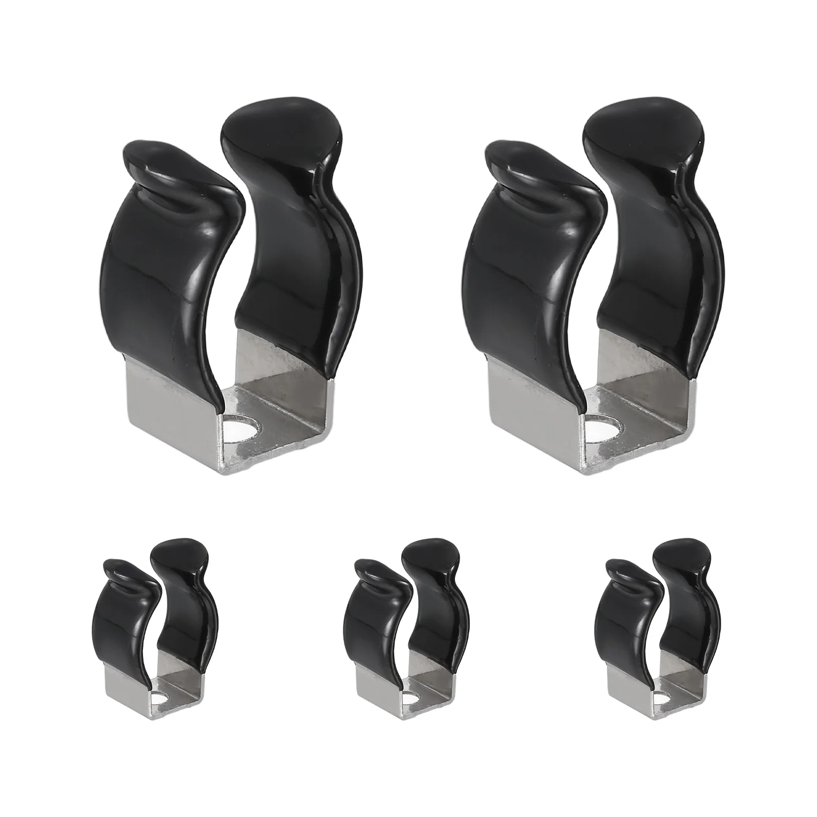 5/10/15Pcs T3  T4 T5 T6 T8 T10 T12 LED U Clips Holder Bracket Stainless Steel LED Fluorescent Tube Clip Lamp Support Pipe Clamps