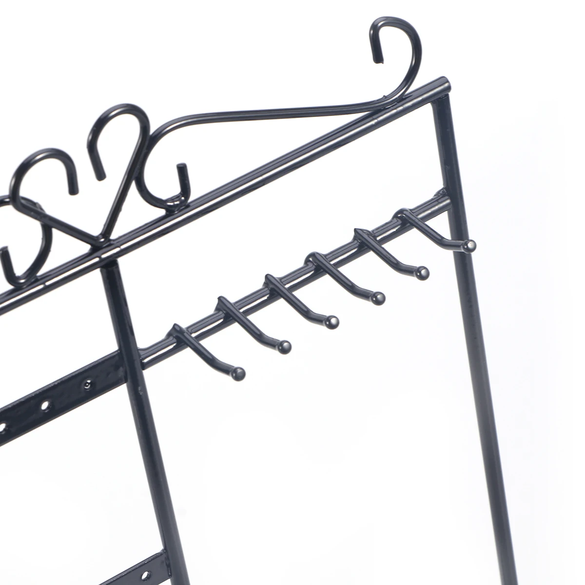 

Jewelry Display Stands Wrought Iron Organizer Stylish Space-saving Rack