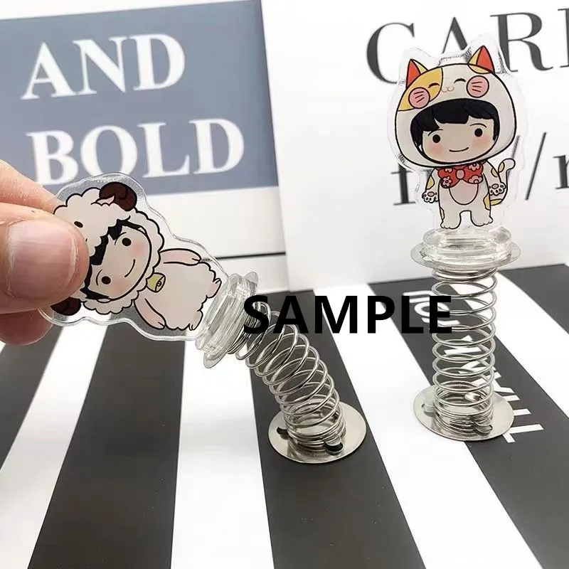 Wholesale Custom Acrylic Desktop Stand Customized Cute Cartoon Figure Photo Stands Customizable Clear Standees Gift Standee