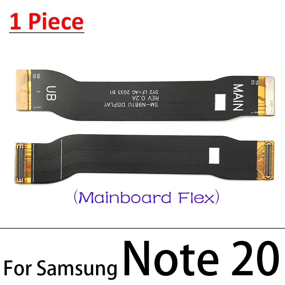 New For Samsung Note 10 20 Plus Lite 4G Wi-Fi Signal Antenna LCD Main Board Connector Motherboard Flex Cable