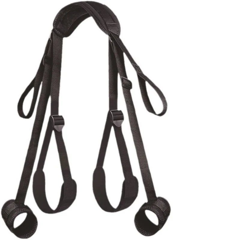 Adjustable leg straps, leg straps, movable posture binding straps