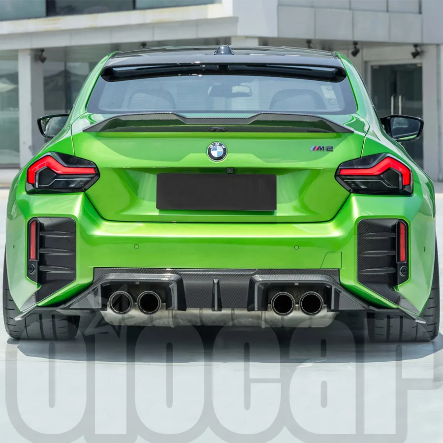 

New Type SQ-B Style Dry Carbon Rear Bumper Diffuser Spoiler for BMW G87 M2