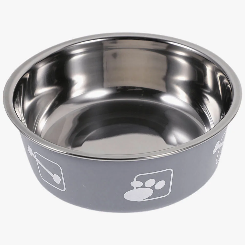 

Stainless Steel Anti-Slip Non-Tip Sturdy Feeder Heavy Duty Water For Puppies Household Supplies Nonslip Food Container Feeder
